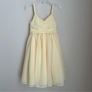 Savannah Butter Yellow Easter Flower Girl Formal Beach Wedding Sun Dress Sz 6-6x